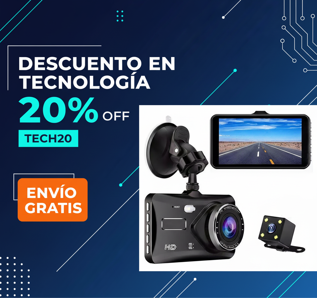 Banner TECH20 - Câmera DVR com frete grátis